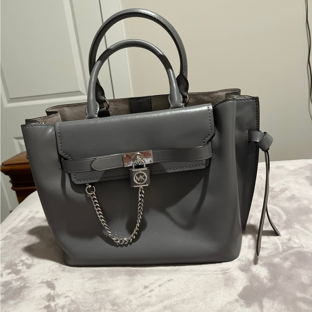 Michael kors Hamilton Legacy Leather Belted Satchel bag